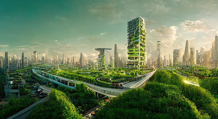 Smart City = Green City. Przyszłość miast zależy od zwiększenia retencji Fot. Adobe Stock