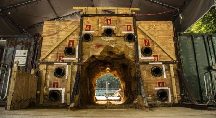 Pierwszy na świecie tunel wykonany przez roboty. Fot. hyperTunnel