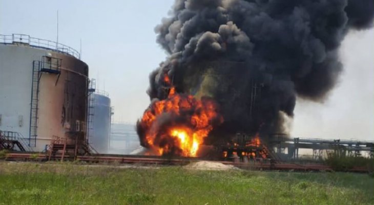 Zniszczenia infrastruktury energetycznej na Ukrainie - fot. OBA, Twitter
