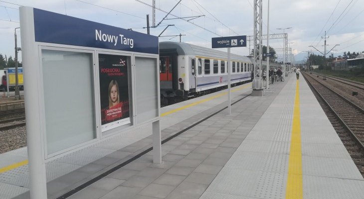 Stacja Nowy Targ. Fot. Arkadiusz Mstowski/PKP PLK