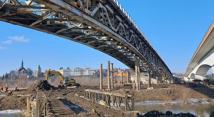 Latem rozpocznie się budowa nowego mostu przez Wisłę w Sandomierzu. Fot. GDDKiA