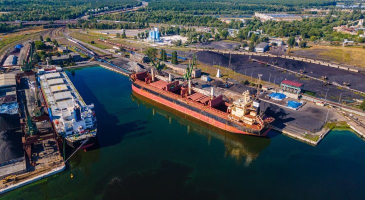 Port Szczecin – przebudowa i budowa nabrzeży w basenie Kaszubskim. Fot. ZMPSiŚ