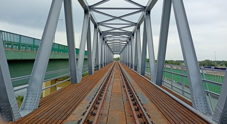 Most kolejowy w Elblągu. Fot. Andrzej Puzewicz/PKP PLK