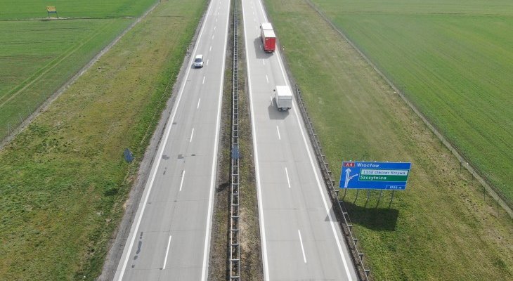 Autostrada A4 Krzyżowa–Legnica. Fot. Michał Soroko/GDDKiA