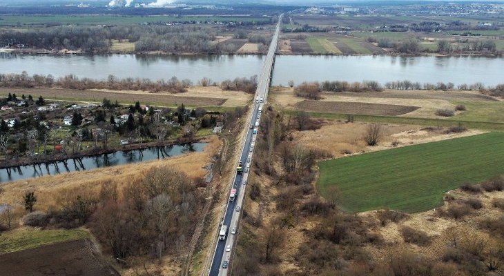 DK91 most przez Wisłę w Chełmnie. Fot. GDDKiA