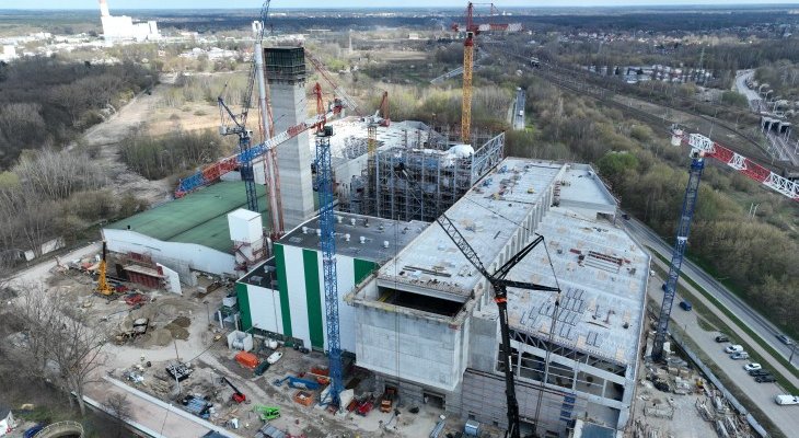 Modernizacja zakładu utylizacji odpadów. Fot. MPO Warszawa