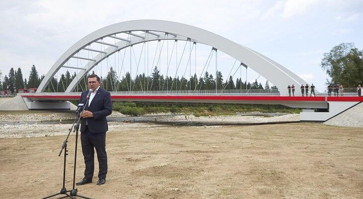 Małopolska. Nowy most oddany w Trybszu. Fot. UW w Krakowie