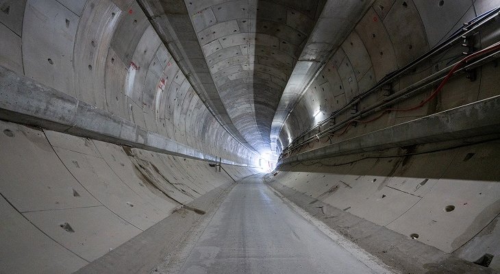 Tunel w Świnoujściu jeszcze na etapie budowy. Fot. Quality Studio dla inzynieria.com