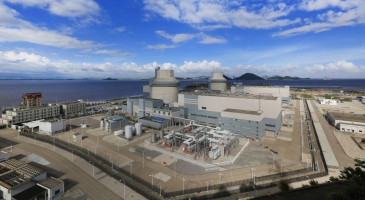 Reaktory AP1000 w chińskiej elektrowni. Fot. Sanmen Nuclear Power