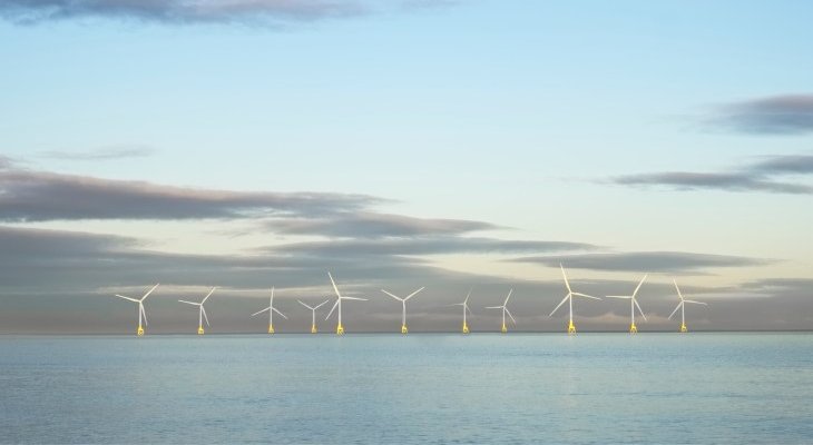 Pływająca morska farma wiatrowa Hywind Scotland. Fot. Richard Johnson/Adobe Stock
