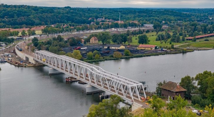 Kończy się budowa mostu nad Regalicą w Szczecinie. Fot. Budimex