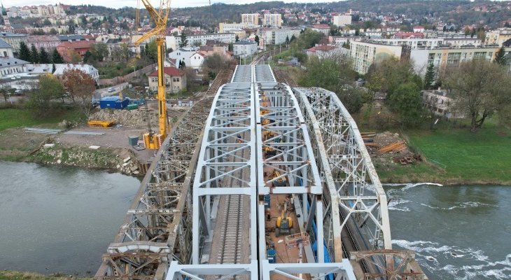 Most kolejowy nad Sanem w Przemyślu. Fot. Tomasz Warszewski/PKP PLK