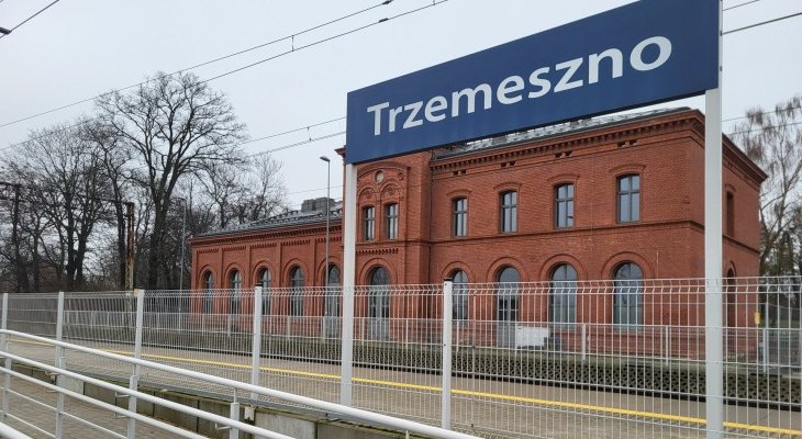 Stacja Trzemeszno. Fot. Radek Śledziński/PKP PLK