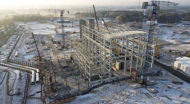 Budowa elektrowni gazowo-parowej w Grudziądzu. Fot. Energa