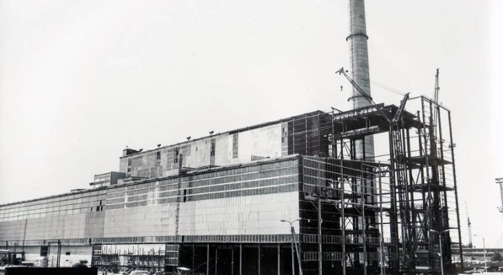 Budowa pierwszych bloków w Elektrowni Rybnik. Fot. PGE