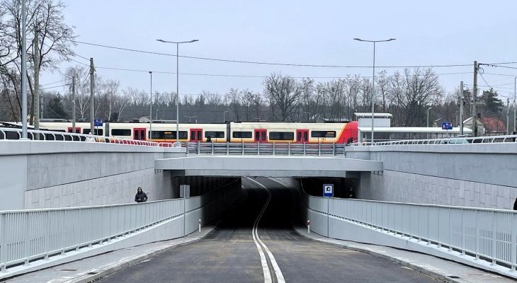 Pierwszy tunel pod torami w Sulejówku. Fot. Dorota Kuźmińska/PKP PLK