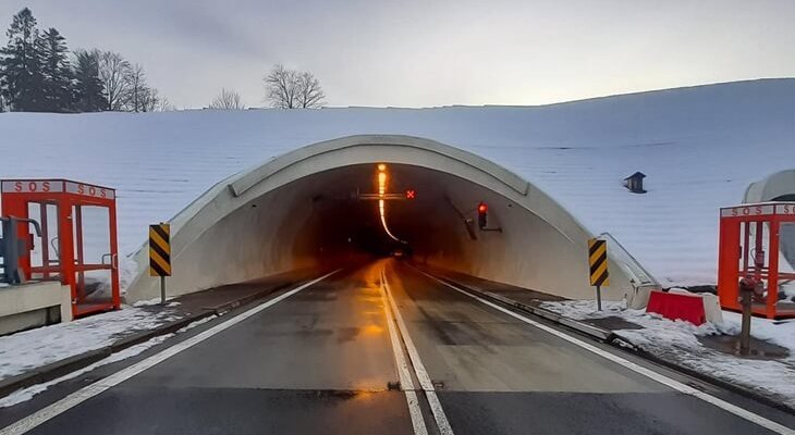 Droga ekspresowa S1, tunel w Lalikach. Fot. GDDKiA