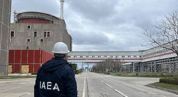 Sześć bloków w elektrowni atomowej w Zaporożu jest wciąż zamkniętych. Fot. IAEA