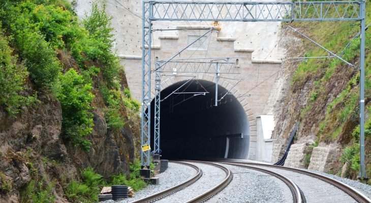 Tunel linii Wrocław–Jelenia Góra koło Trzcińska. Fot. Marta Pabiańska/PKP PLK