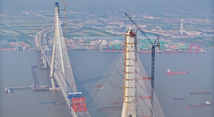 Najdłuższy most podwieszany na świecie. Fot. UM Suzhou