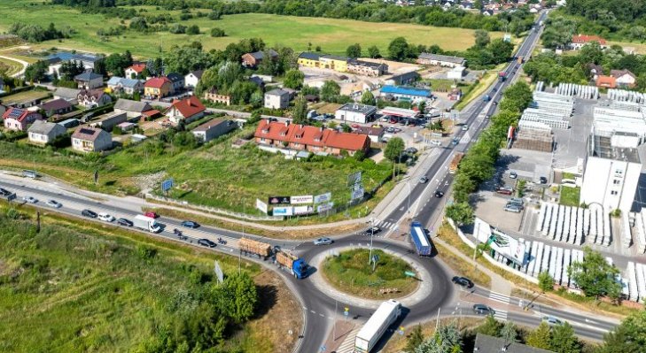 Powstanie północna obwodnica Kołbieli. Fot. GDDKiA