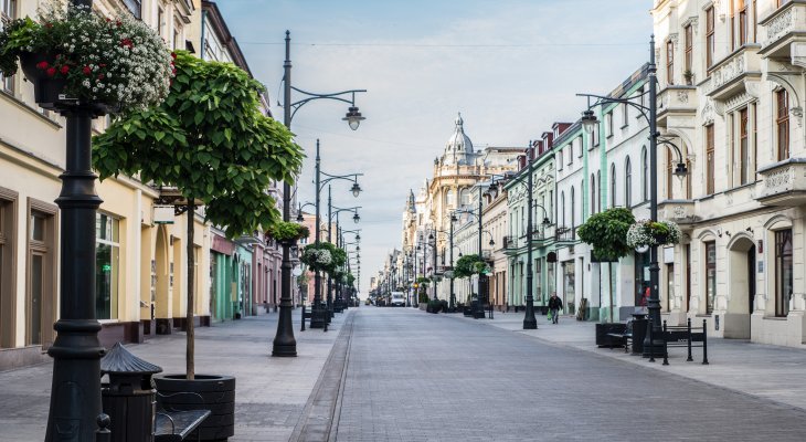 Ulica Piotrkowska w Łodzi. Fot. Piotr Szpakowski/Adobe Stock