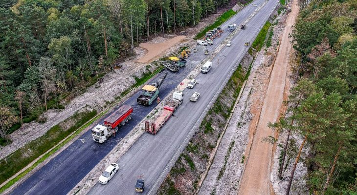 Budowa obwodnicy Poręby i Zawiercia. Fot. GDDKiA