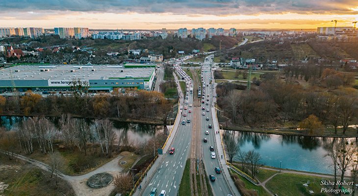 FOT. 1. | Most Pomorski w Bydgoszczy Źródło: ZDMiKP w Bydgoszczy, fot. Skiba Robert Photography/mat. Prasowe