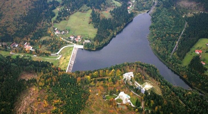 Zbiornik retencyjny Wisła-Czarne. Fot. Wody Polskie