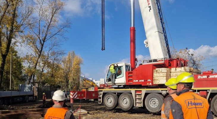 Budowa systemu kanalizacji deszczowej w Krakowie. Fot. KGEW