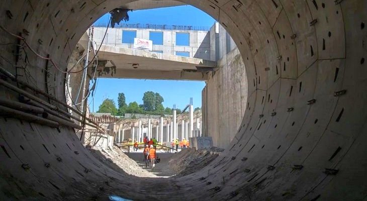 Tunel średnicowy. Źródło: UM Łódź