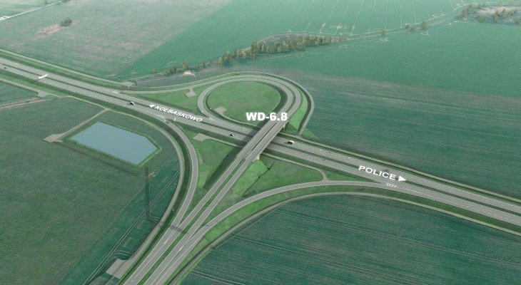 Wizualizacja węzła Szczecin Gumieńce. Źródło: GDDKiA