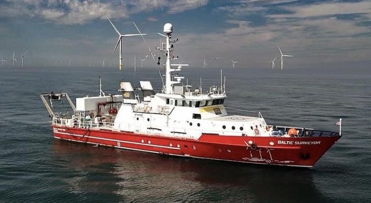 Statek Baltic Surveyor. Fot. Baltic Diving Solutions