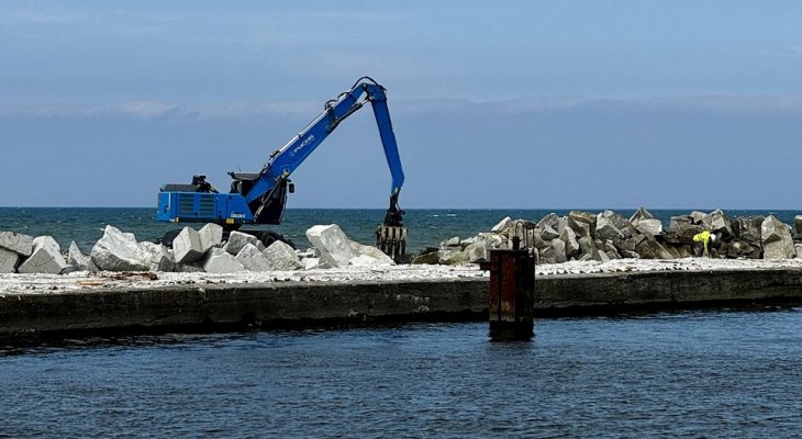 W przyszłości w Porcie Darłowo powstanie terminal serwisowy dla morskich farm wiatrowych. Fot. Doraco