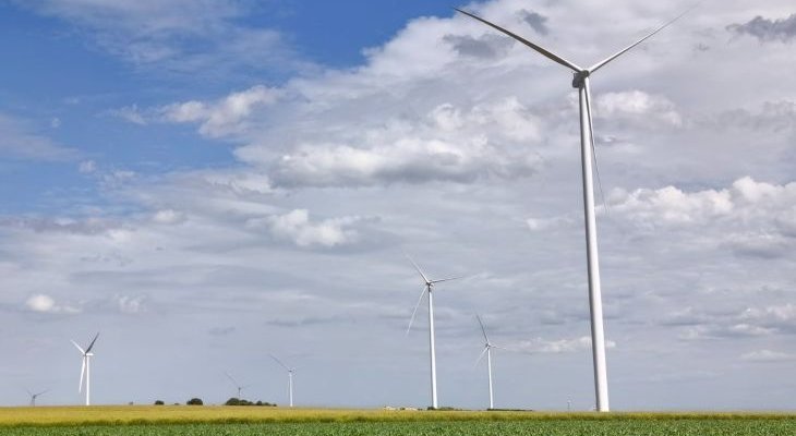 Farma wiatrowa Szybowice. Fot. Energa