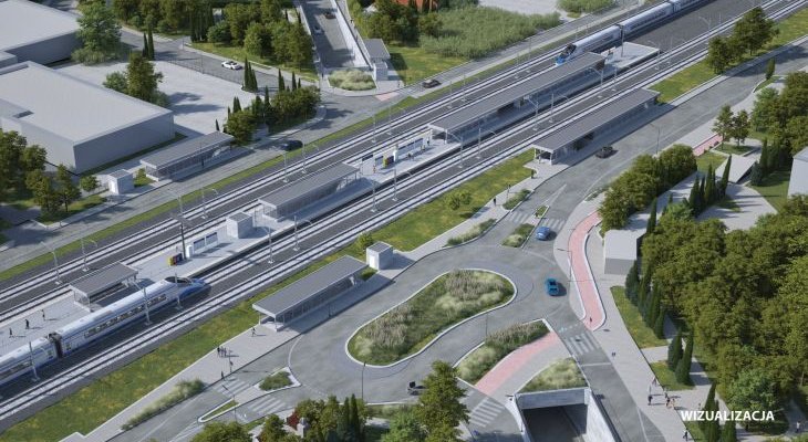 Wizualizacja tunelu w Rembertowie. Źródło: PKP PLK