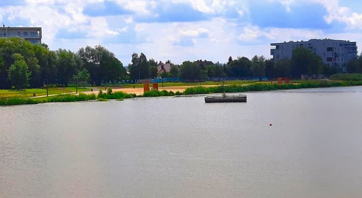 Zalew Rzeszowski, kolejny etap odmulania. Fot. Wody Polskie