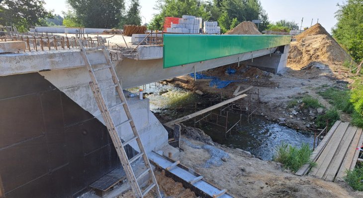 Remont mostu w Kluczborku. Fot. GDDKiA