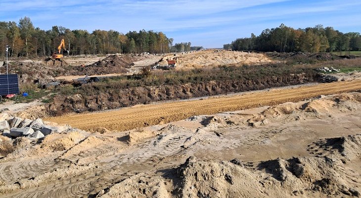 Budowa autostrady A2. Fot. GDDKiA