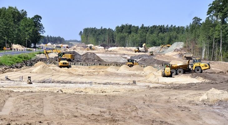 Budowa drogi ekspresowej S17. Fot. GDDKiA