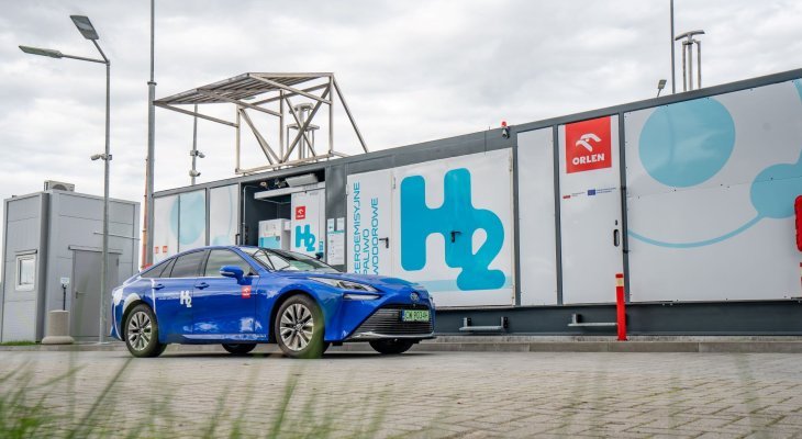 Stacja wodorowa we Włocławku. Fot. Orlen