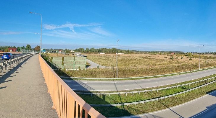 W obszarze węzła Brzeziny na A1 koło Łodzi powstanie instalacja OZE. Fot. GDDKiA