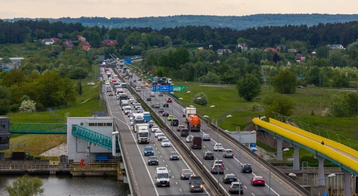 Autostrada A4 w Krakowie. Fot. Krzysztof Nalewajko/GDDKiA