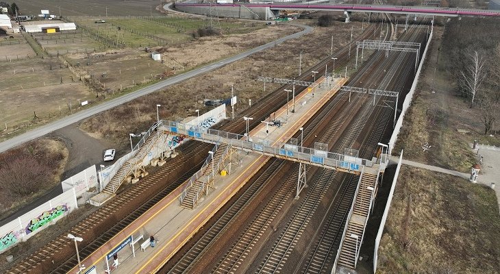 Przystanek Warszawa Gołąbki. Fot. PKP PLK