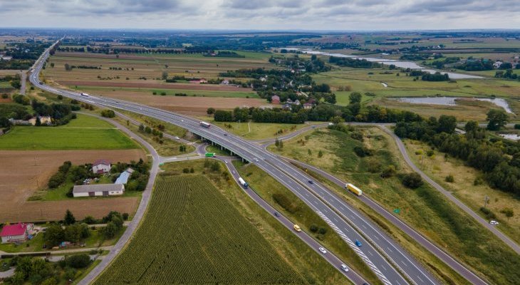 Węzeł Piaski Wschód. Fot. GDDKiA
