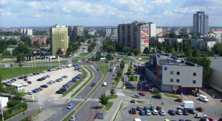 Tychy, rondo Lwowskie. Fot. Martin52t/wikimedia