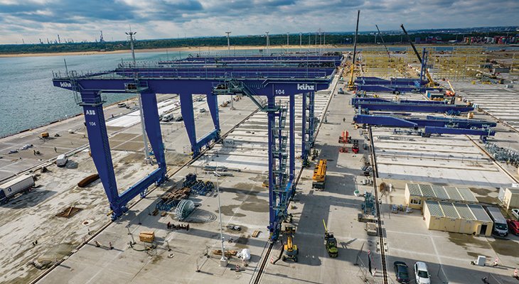 FOT. 1. | Budowa terminalu T3. Fot. Baltic Hub 