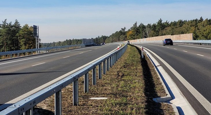Droga ekspresowa S3. Otwarto odcinek między węzłami Świnoujście Łunowo i Międzyzdroje. Fot. GDDKiA