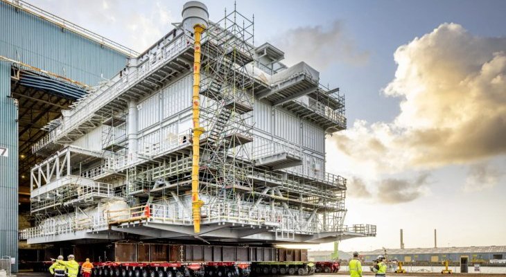 Morska stacja elektroenergetyczna. Fot. Smulders