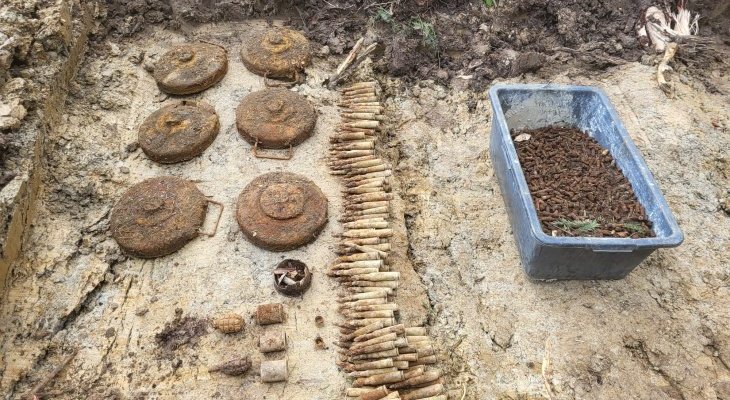 Niewybuchy na budowanym odcinku S19. Fot. GDDKiA